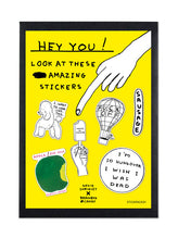 Load image into Gallery viewer, David Shrigley Stickers Set 1