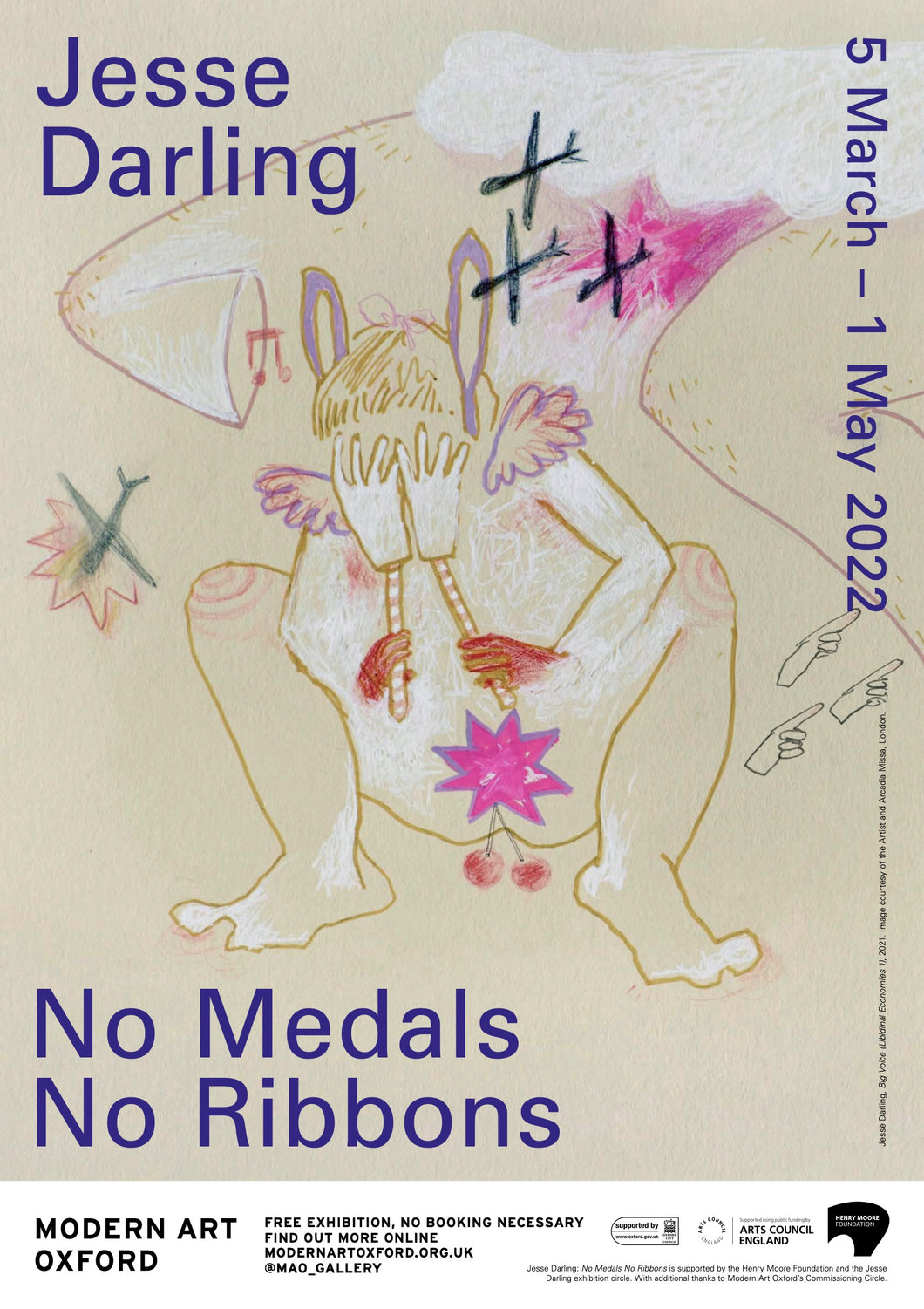 Jesse Darling: No Medals No Ribbons A3 Poster