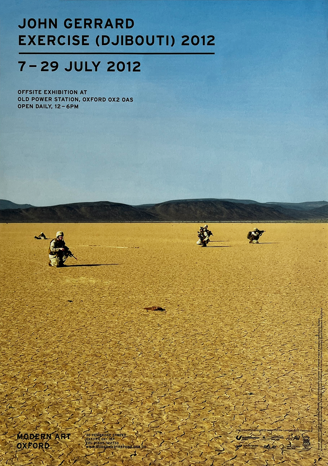 John Gerrard: Exercise (Djibouti) 2012 A3 Poster