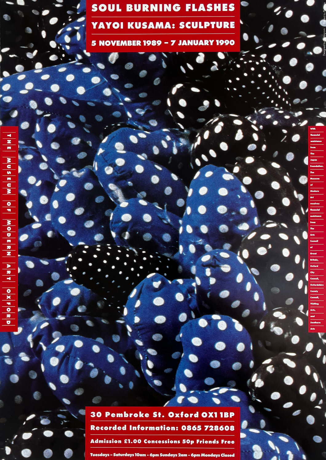 Soul Burning Flashes, Yayoi Kusama: Sculpture A2 Poster